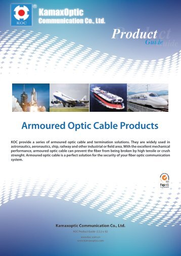 Armoured Optic Cable Products - Gfo Europe S.p.A.