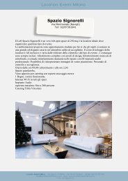 Spazio Signorelli - Location Eventi Milano