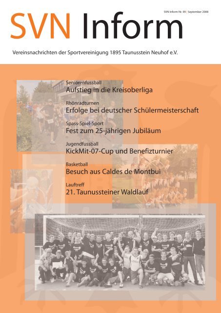 SVN Inform Nr. 99, Oktober 2008