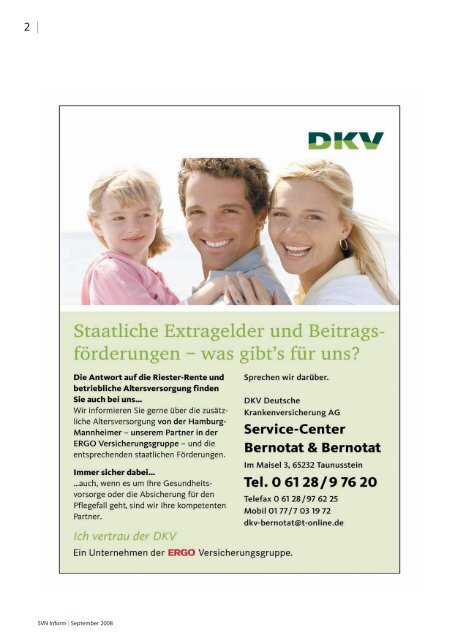 SVN Inform Nr. 99, Oktober 2008