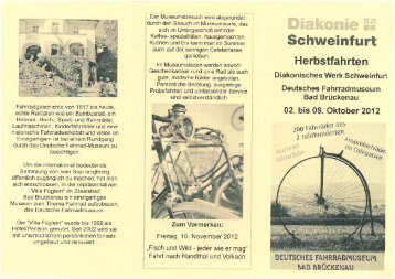 Fahrradgeschichte von 1817 bis heute, echte ... - Diakonie Schweinfurt