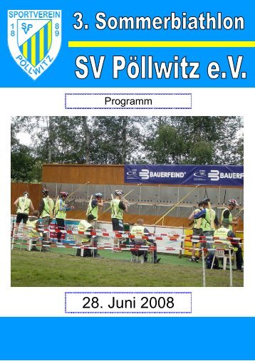 Programm Biathlon 2008 3 - SV Pöllwitz