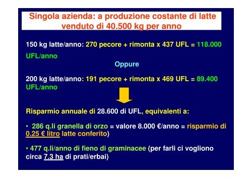 Alimentazione ovina: valorizzare il prodotto salva il ... - ARA Sardegna