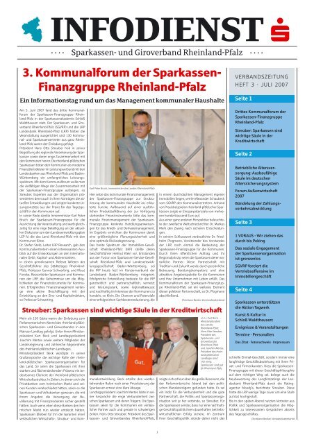 INFODIENST - Sparkassenverband Rheinland-Pfalz