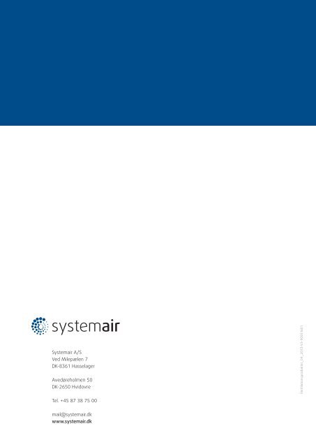 Ventilationsprodukter - Systemair