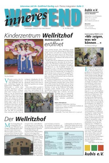 Kinderzentrum Wellritzhof Der Wellritzhof - Kubis Wiesbaden  eV