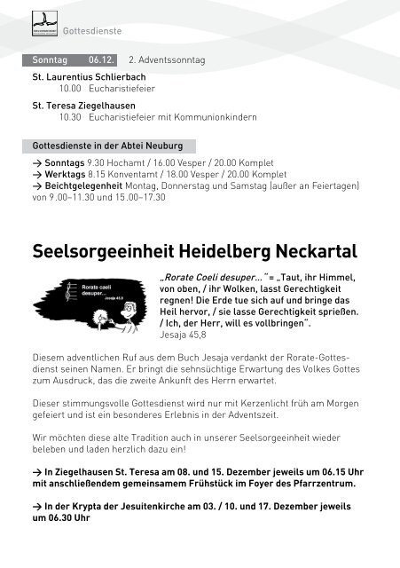Ã¼berbrÃ¼cken - Seelsorgeeinheit Heidelberg-Neckartal