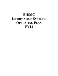 BIDMC FY12 - MyCourses