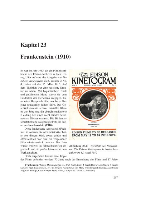 Frankenstein (1910) - Das Dokument des Grauens