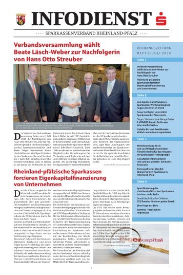 INFODIENST - Sparkassenverband Rheinland-Pfalz