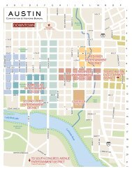 Map of Downtown Austin Dining