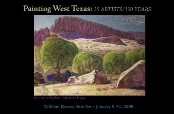 Catalog-Painting West Texas.indd - William Reaves Fine Art