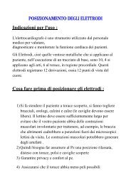 posizione elettrodi ECG.pdf - Pubblica Assistenza Siena
