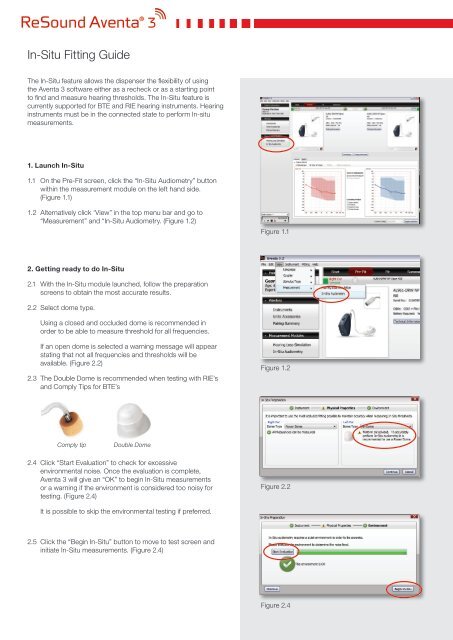 Aventa 3 In-Situ Fitting Guide - GN ReSound