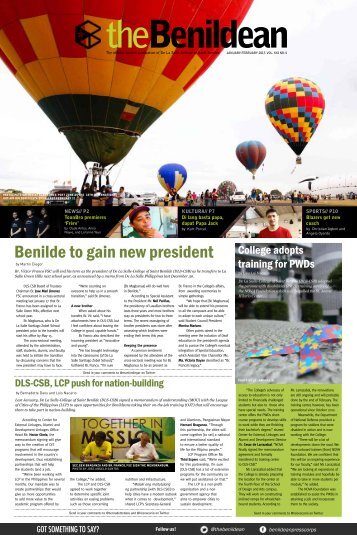 Benilde to gain new president - Benildean Press Corp