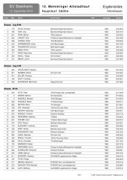 Altersklassenwertung Hauptlauf (53 kB) - SV Steinheim e.V.