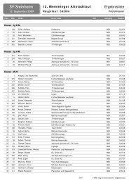 Altersklassenwertung Hauptlauf (64 kB) - SV Steinheim e.V.