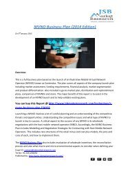 JSB Market Research: MVNO Business Plan (2014 Edition)