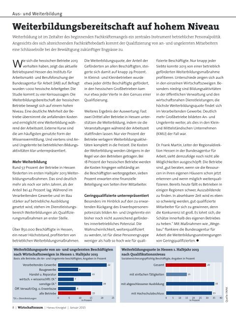 IHK Wirtschaftsraum: Ausgabe Januar