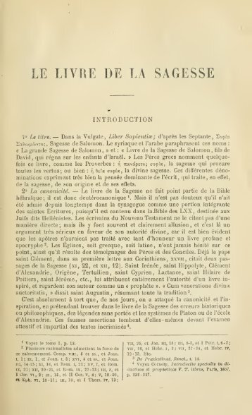 Livre de la Sagesse - Catechisme.org