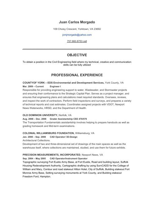 Juan Carlos Morgado College Of Engineering And Technology - 