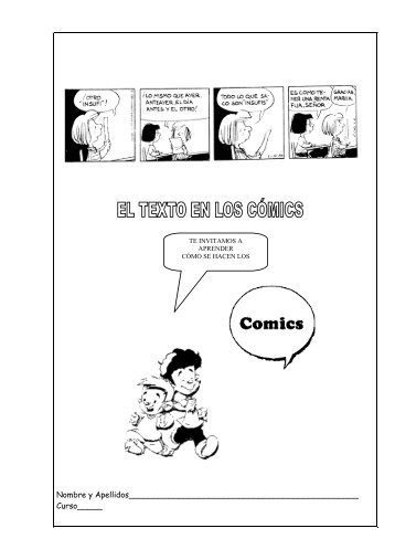 El texto en los comics - Actiludis