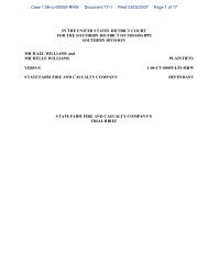 this pdf of the State Farm trial brief - Insurance Coverage Blog