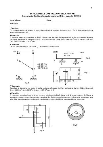 tecnica delle costruzioni meccaniche - Ingegneria Meccanica ...