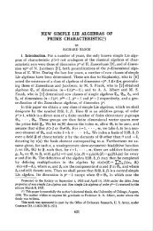 New Simple Lie Algebras of Prime Characteristic