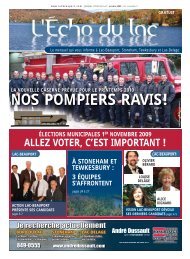 NOS POMPIERS RAVIS ! - L'ÃƒÂ‰cho du Lac