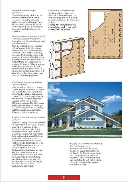 Amerikanisches Fassadensperrholz - BAYOU Holzwerkstoffe GmbH