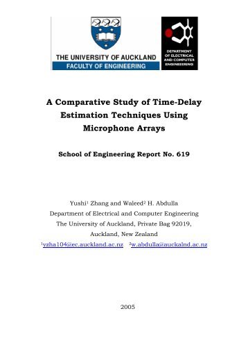 Simulation and Comparison in Time-delay estimation