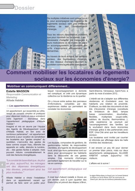 COMMenT MOBILISeR LeS LOCaTaIReS de LOgeMenTS ... - ALE