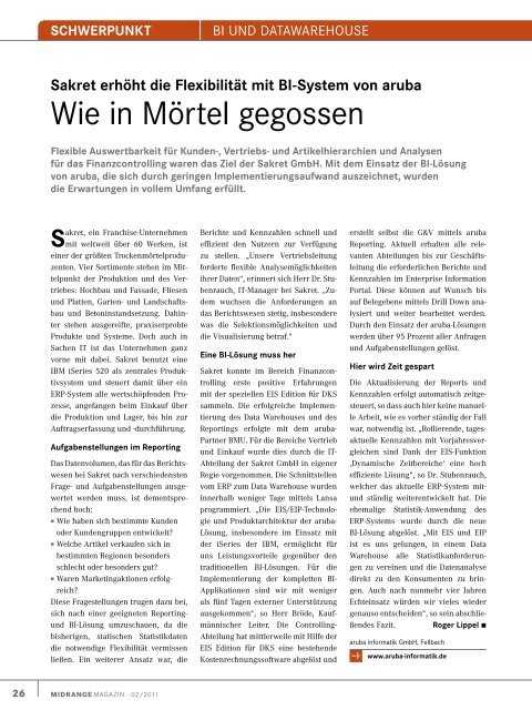 Managed Services - Midrange Magazin