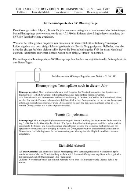 SVR-Chronik -PDF- Download - Sportverein Rhumspringe e.V. von ...