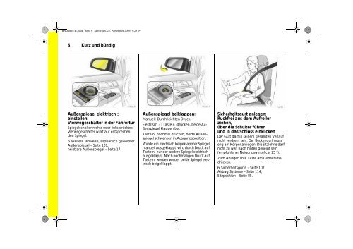 Betriebsanleitung Opel Zafira