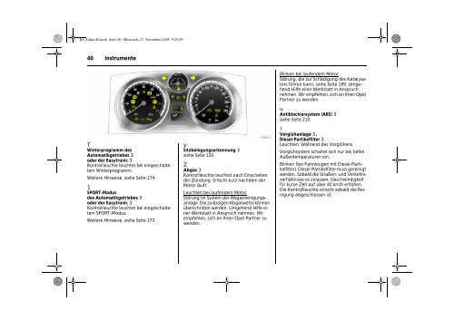 Betriebsanleitung Opel Zafira