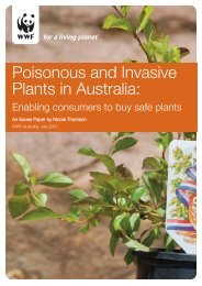 Poisonous and invasive plants REPORT - wwf - Australia
