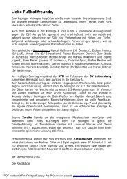 Heft SV Leiberstung vom 26.August 2007 - SV Neusatz