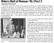 Riders Roll of Honour (R): Part 2 - Vincent HRD Owners Club