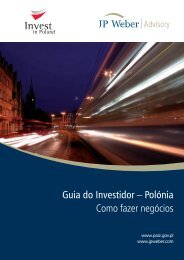 Investor's Guide – Poland How to do Business - JP Weber