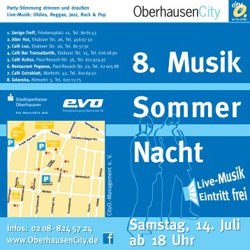 8. Musik-Sommer-Nacht - Oberhausen City