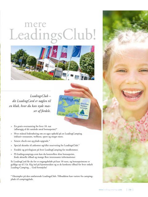 LEADING CAMPINGS EUROPE DANISH