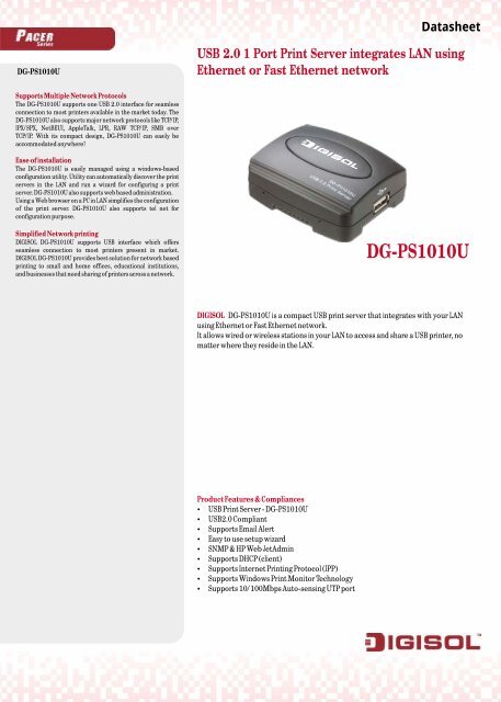 DIGISOL DG-PS1010U USB PRINT SERVER DRIVER PC DIGISOL DG-PS1010U USB PRINT SERVER DRIVERS DOWNLOAD (2019)