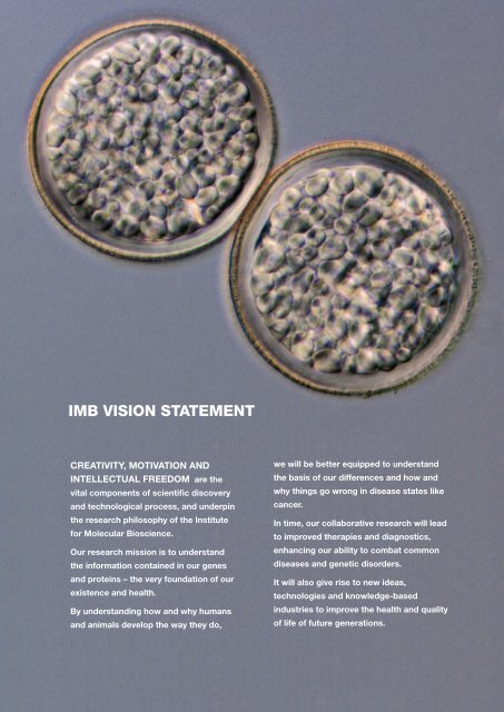 2010 Annual Report - Institute for Molecular Bioscience - University ...