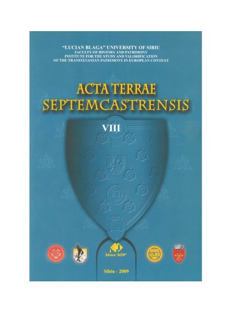 cercetarea ÅŸi acta - septemcastrensis viii terrae pentru Institutul