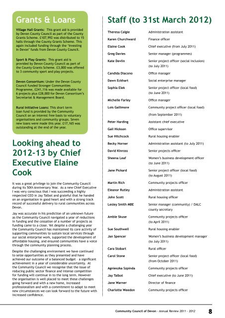 Annual Review 2011-12.pdf - Community Council of Devon