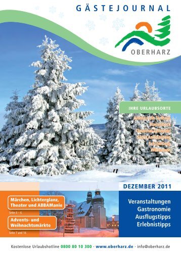 Gästejournal Dezember 2011 (PDF) - Der Oberharz