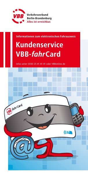 Kundenservice VBB-fahrCard - bei der Stadtverkehrsgesellschaft ...