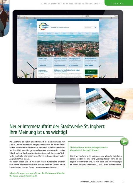 4. Ausgabe 2012 - Stadtwerke St. Ingbert